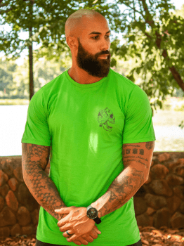 Camiseta Caveira Verde