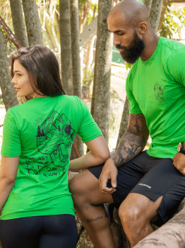 Camiseta Caveira Verde